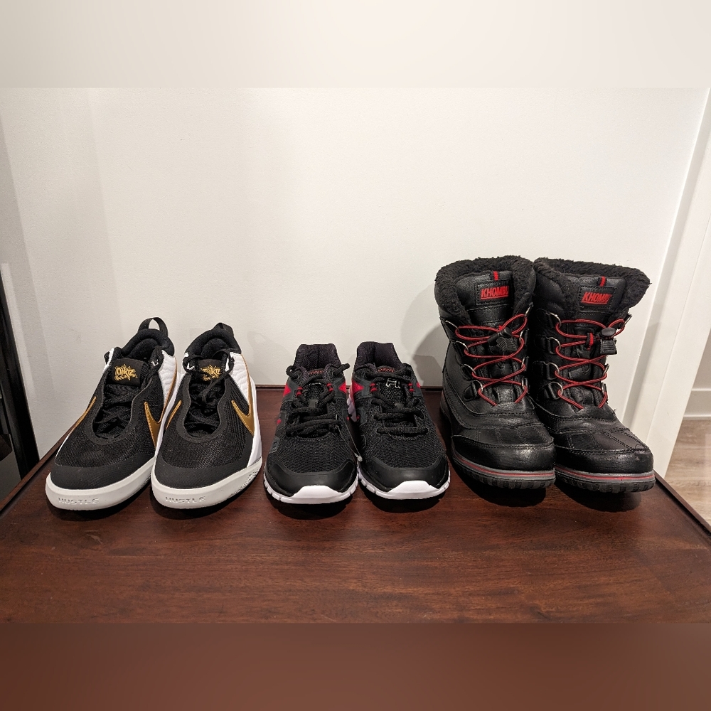 ❄️ Khombu Winter Boots + Gym Shoe Bundle ❄️
